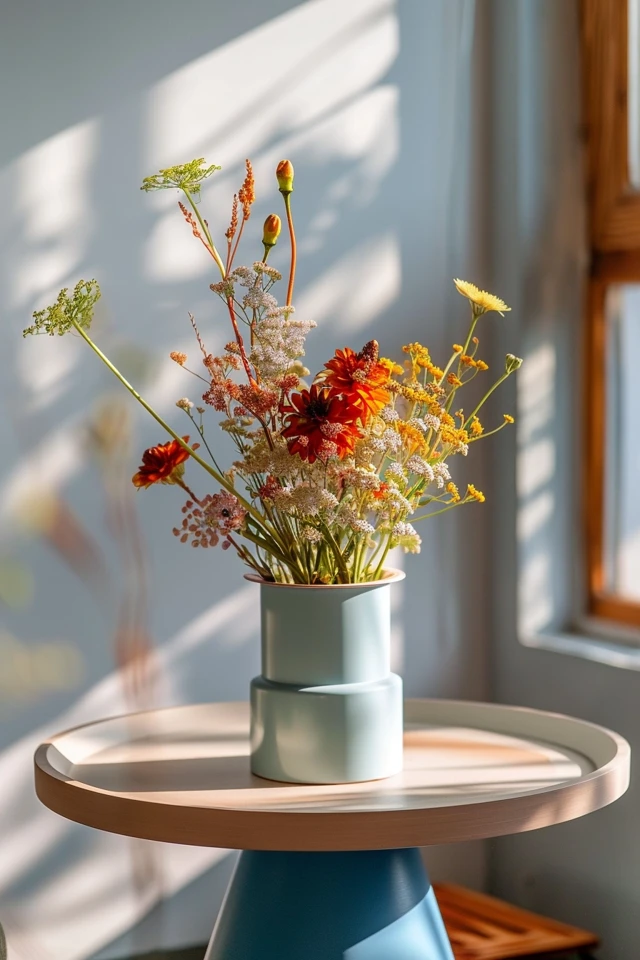 Beachy Colored Side Table