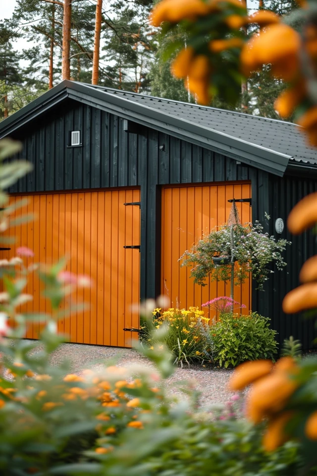 LP SmartSide ExpertFinish Trim & Siding for Modern Garage Exteriors
