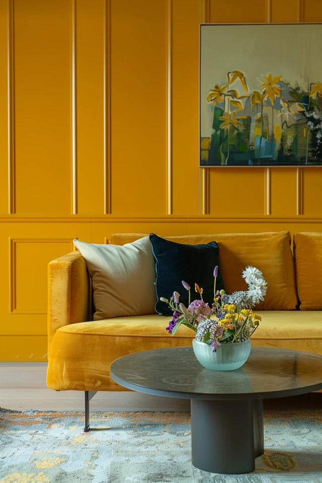 Using Mustard Yellow in Interior Design