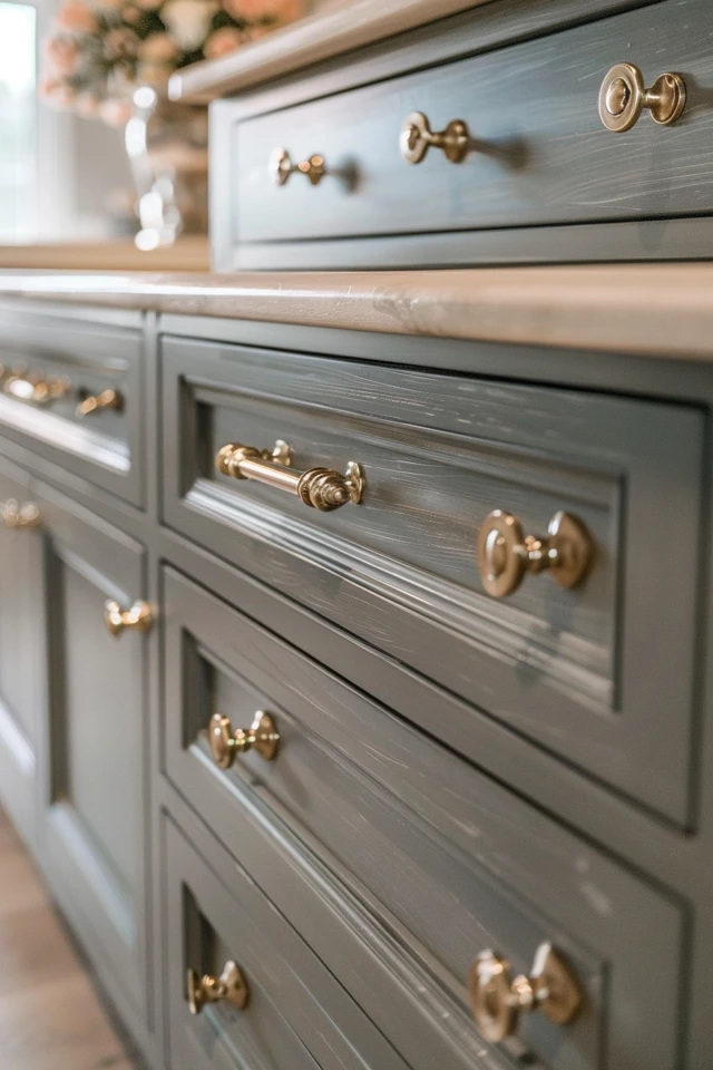 How To Mix Cabinet Pulls And Knobs: Hardware Coordination