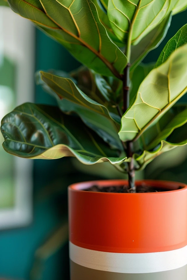 Notching a Fiddle Leaf Fig for Branching