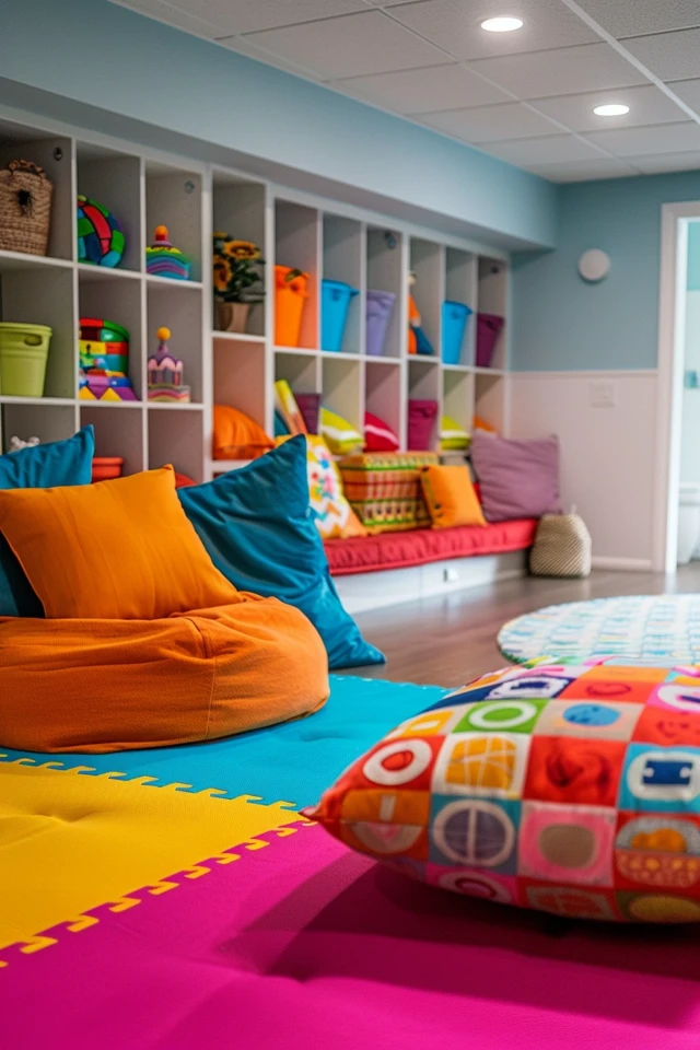 Creating a Safe and Fun Basement Play Area
