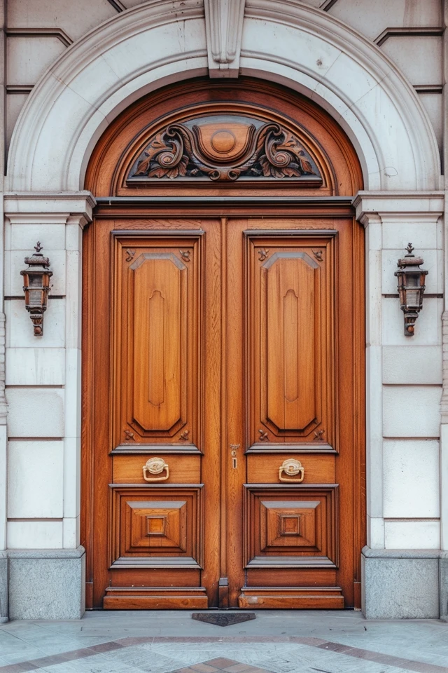 How To Decorate A Double Front Door: Dual Style