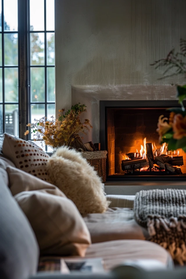 Warm Up Your Home: Transitional Fireplace Ideas