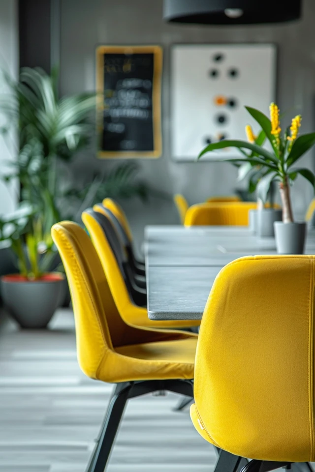 Creating a functional and organized workspace with U-shaped desks