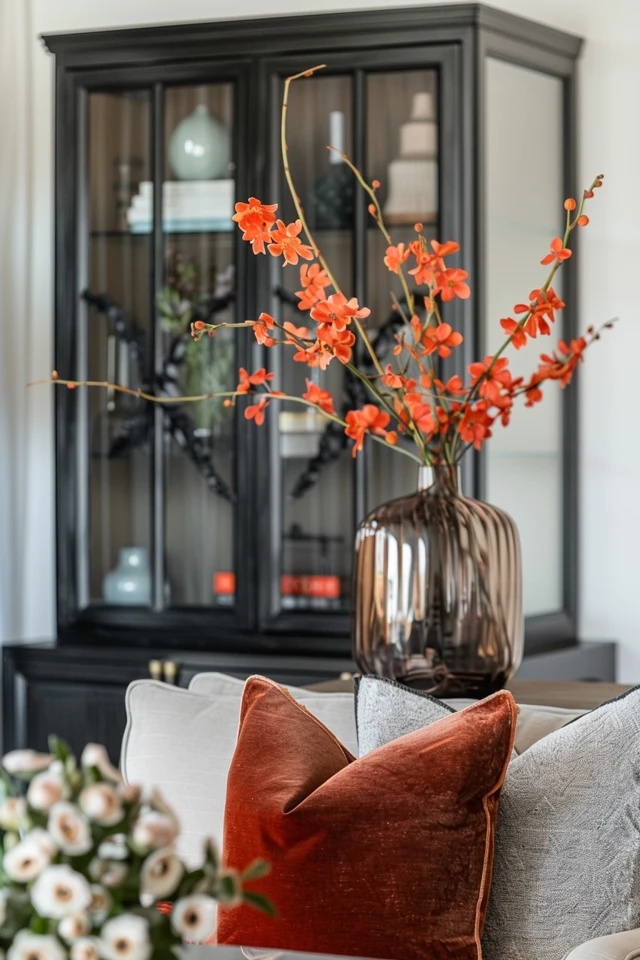 How To Decorate A Hutch In The Living Room With Flair