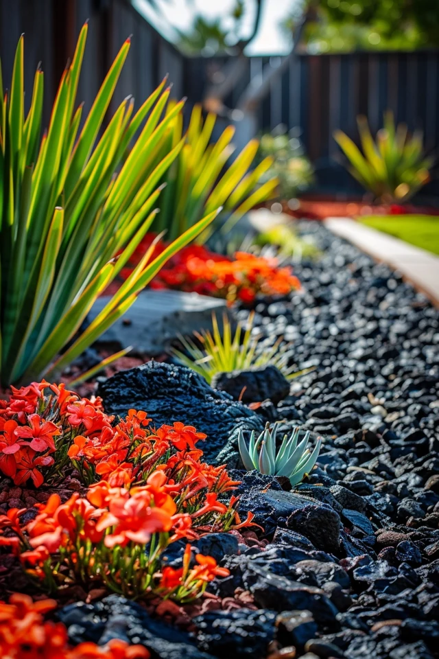 Lava Rock Garden Design