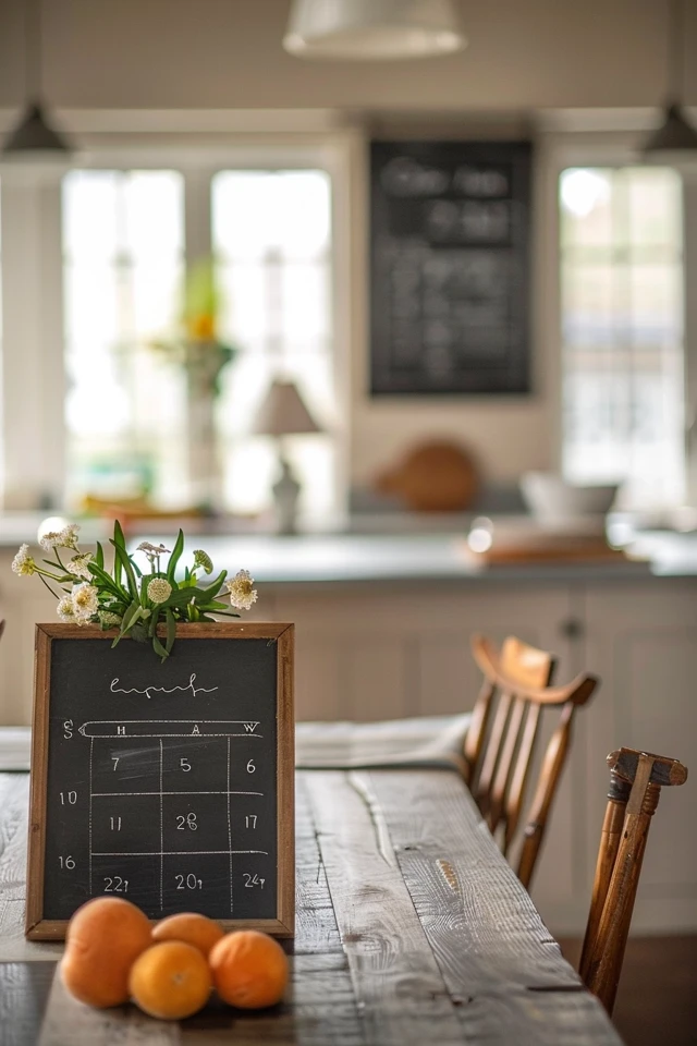 DIY Chalkboard Calendar Projects