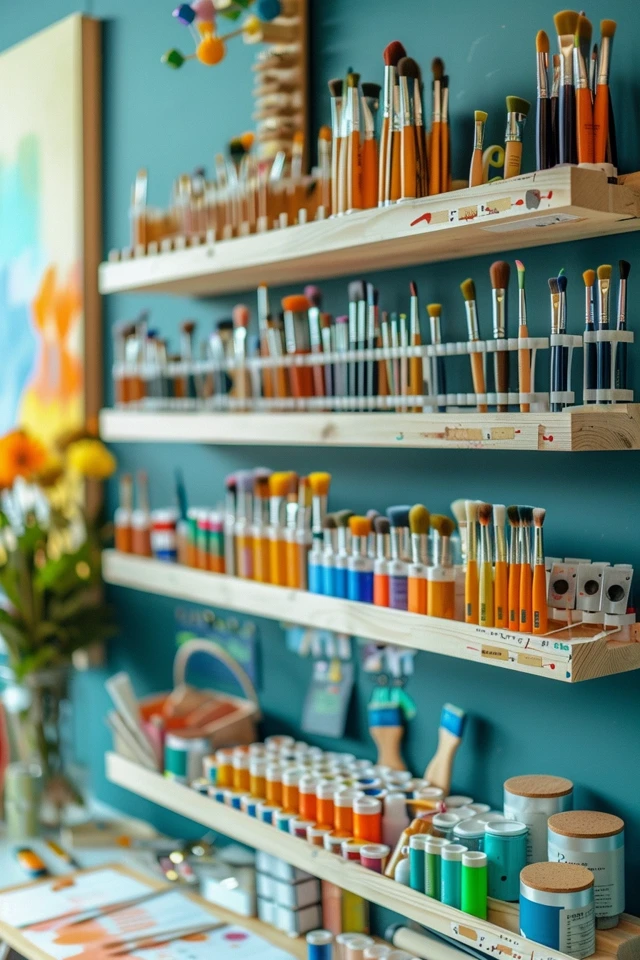 Wall-Mounted Pegboards