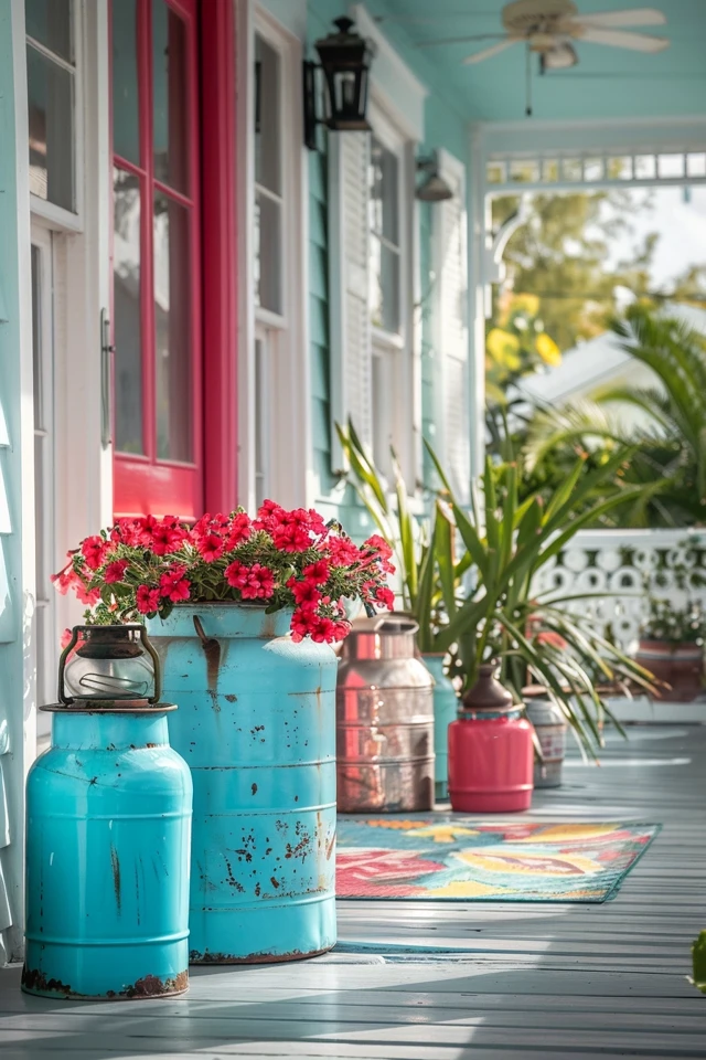 Front Porch Old Milk Can Decor Tips & Tricks
