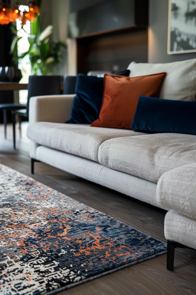 How To Choose A Rug For A Sectional Sofa: Complementary Design