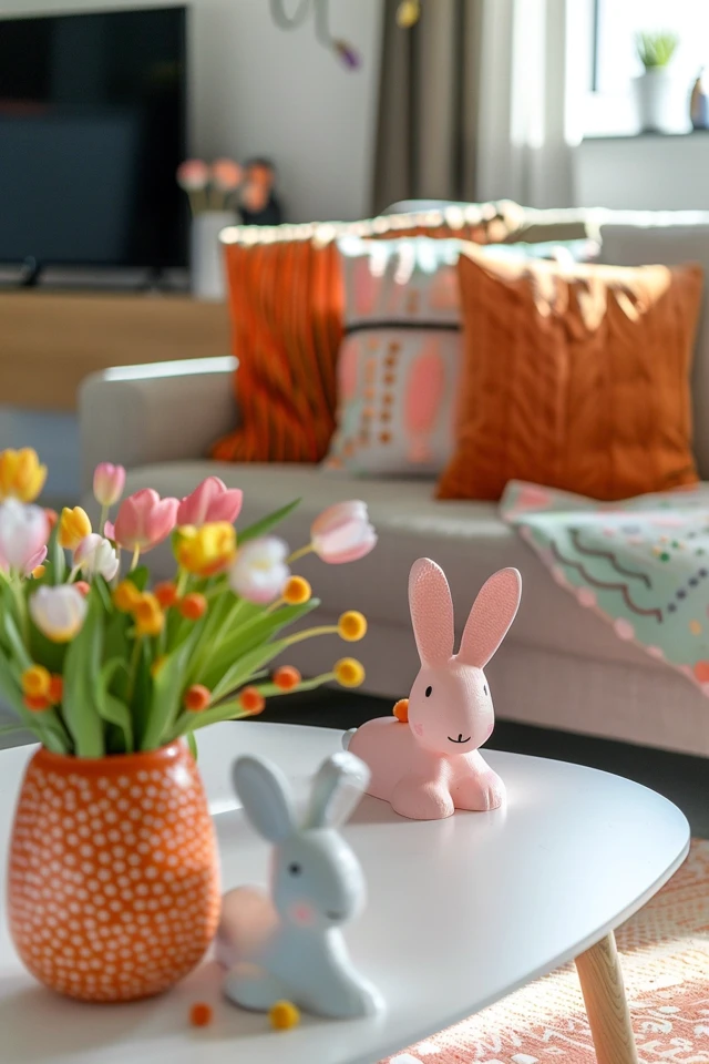Easter Basket with a Baby Inside