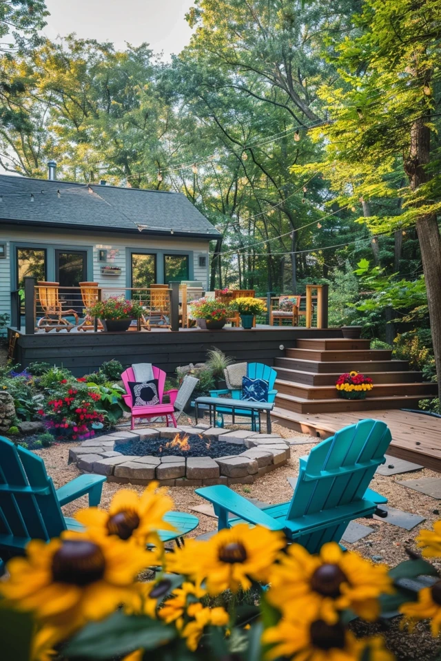 Decking With Fire Pit Ideas for Cozy Evenings