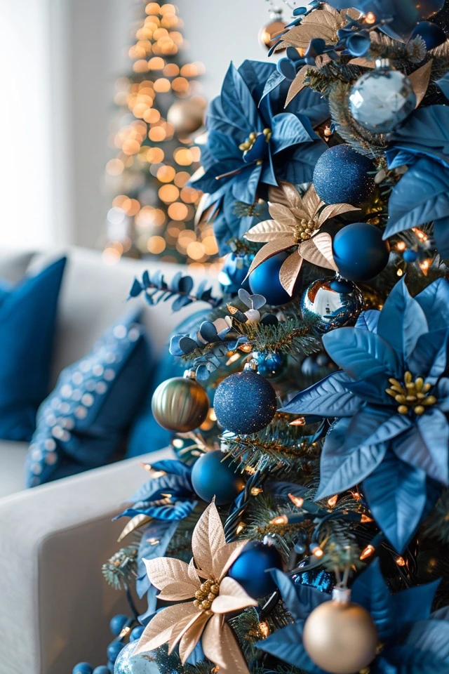 How To Decorate A Blue Christmas Tree: Thematic Styling