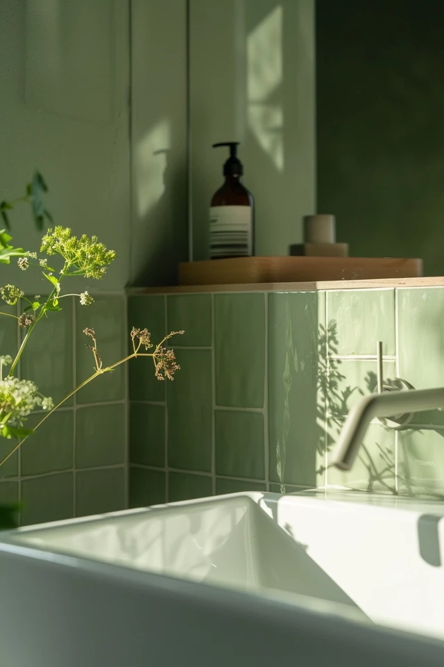 Fresh Light Green Bathroom Ideas for a Serene Space