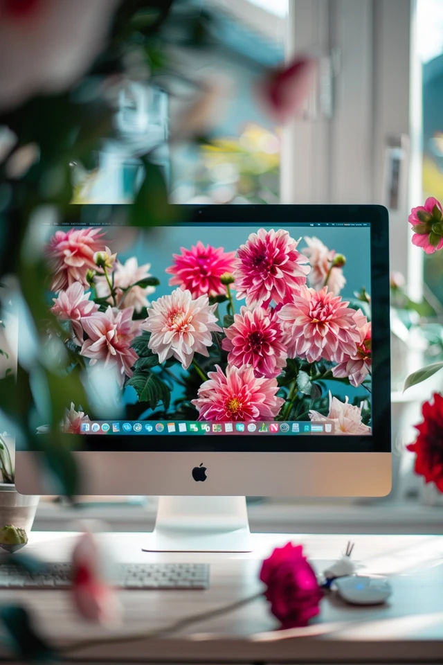 Adding Floral Backgrounds to Photos