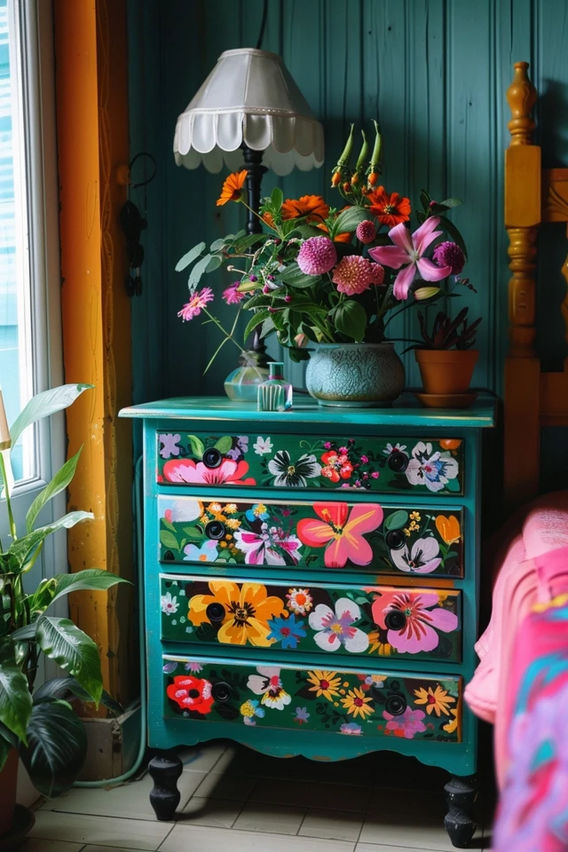 Tips for Painting Dark Wood Nightstands