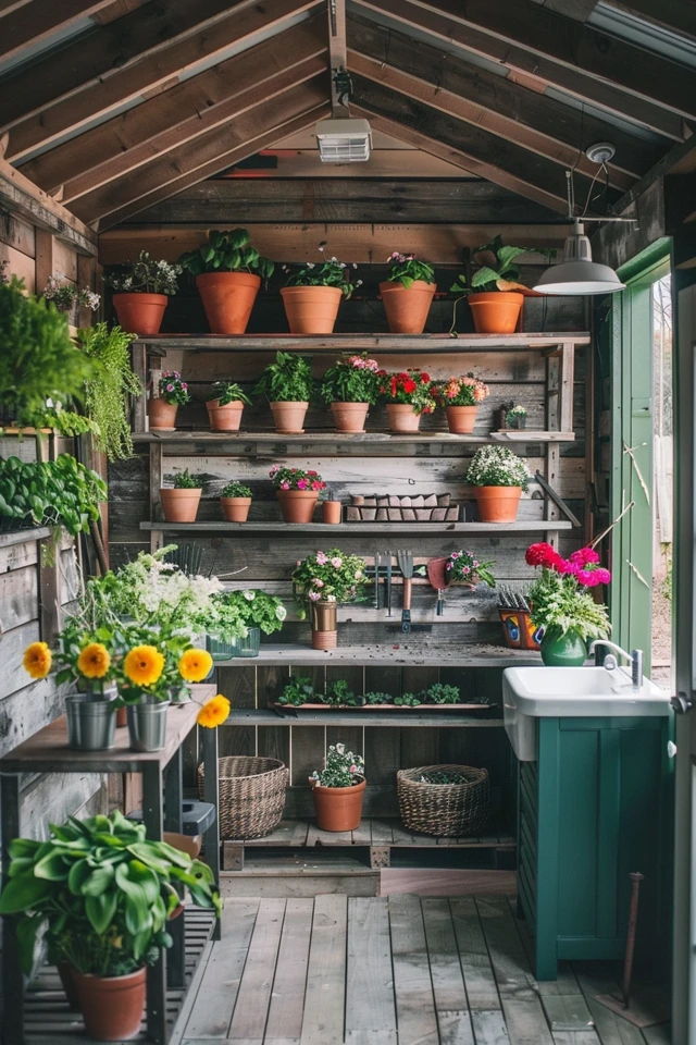 Creative Shed Ceiling Decor and Design