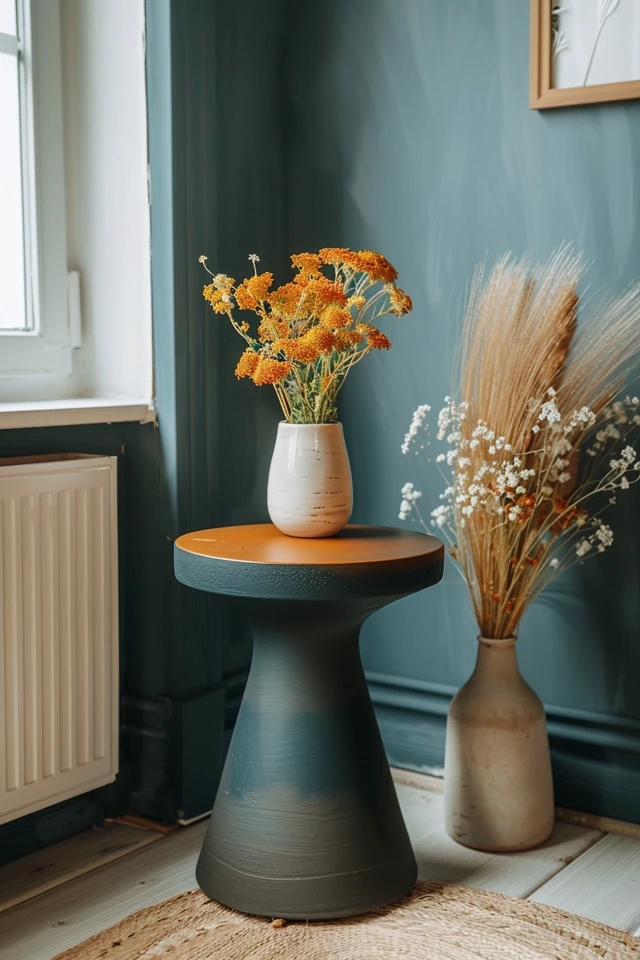 Two-Tone Chalk Paint End Table