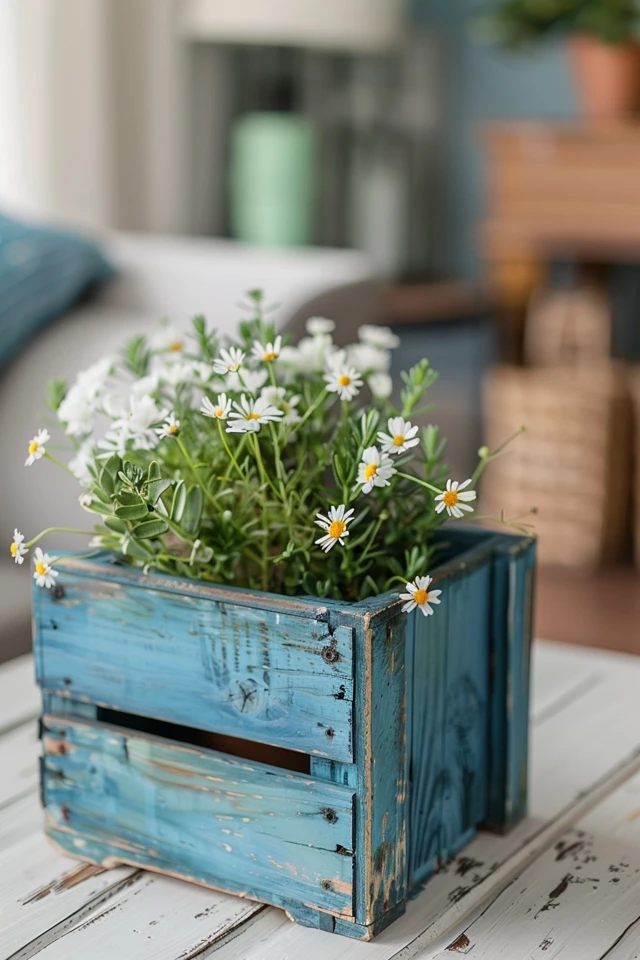 DIY Painted Wood Crate Projects