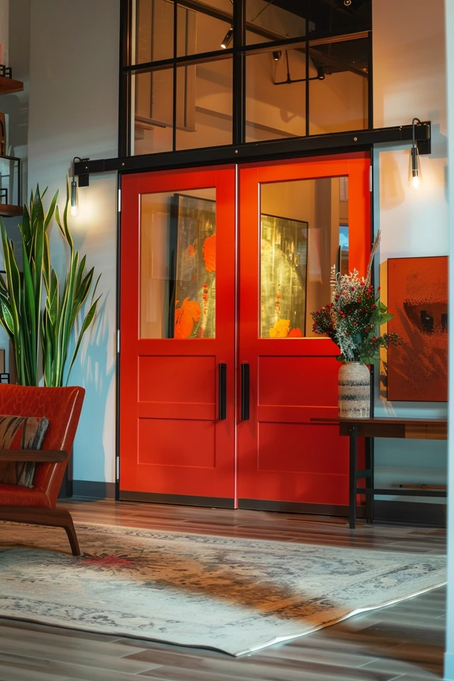 How To Decorate Double Front Doors: Welcoming Entrances