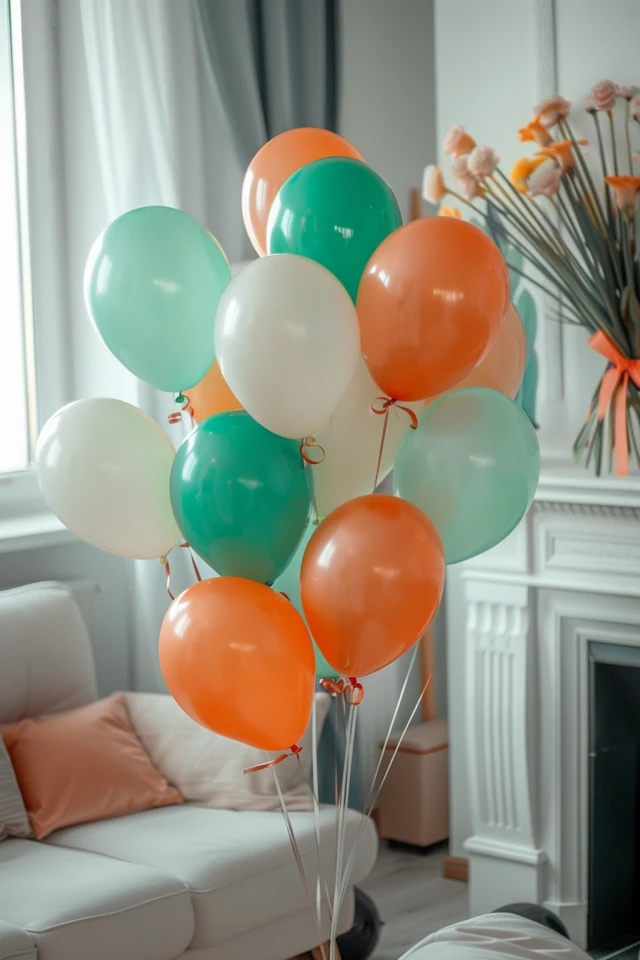 Balloon Centerpiece for Graduation Party
