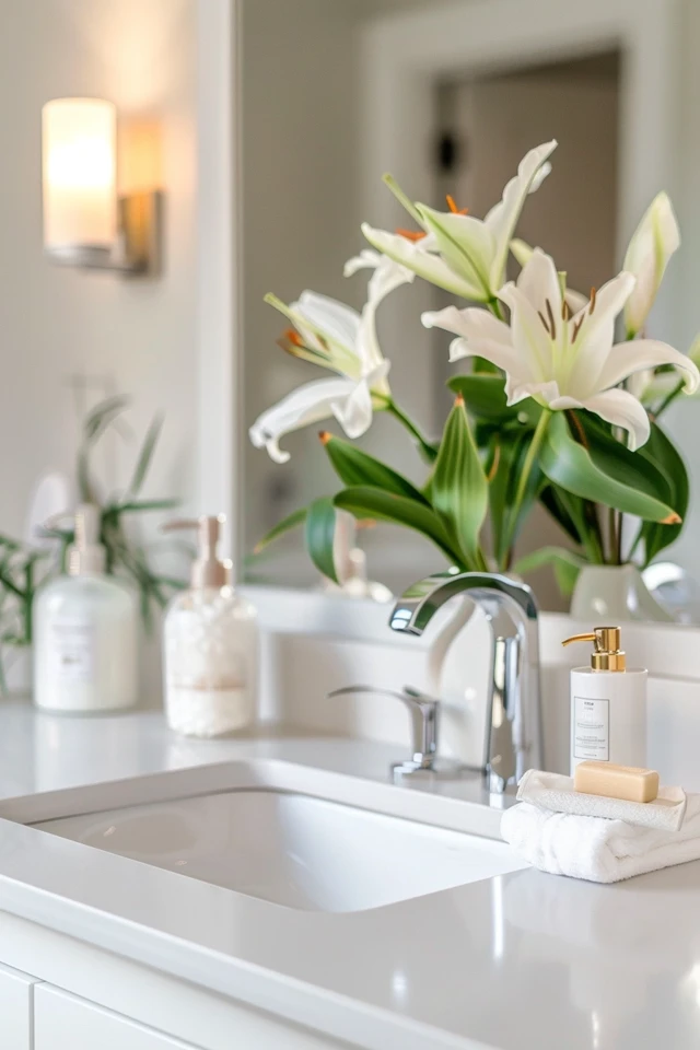 Creating a Stylish and Balanced Bathroom Counter