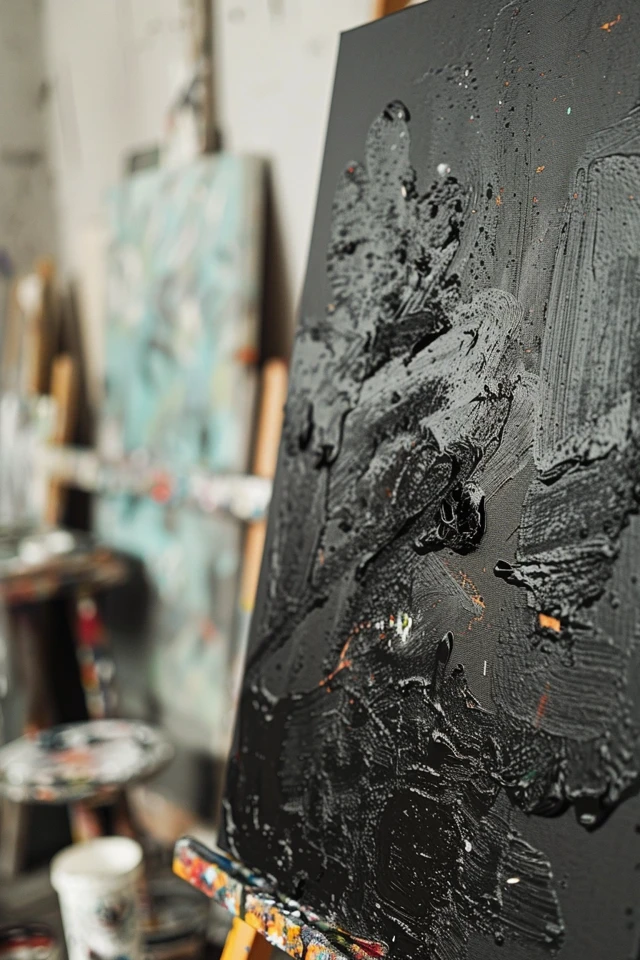 Creating Black Paint from Natural Pigments