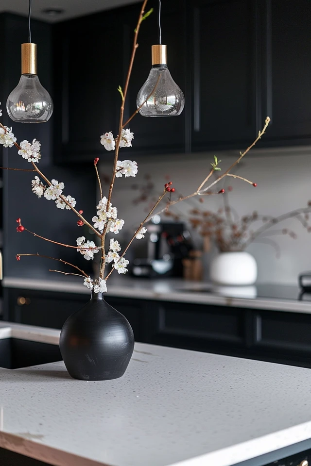 Incorporating Black in Small Kitchen Decor