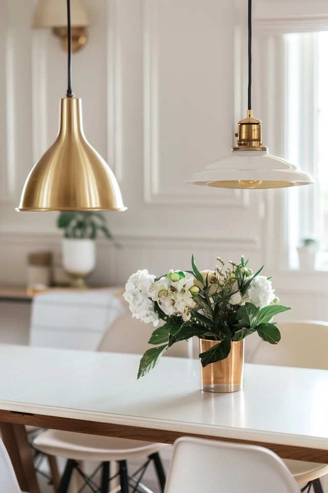 Chic Dining Room Paint Ideas with Chair Rail
