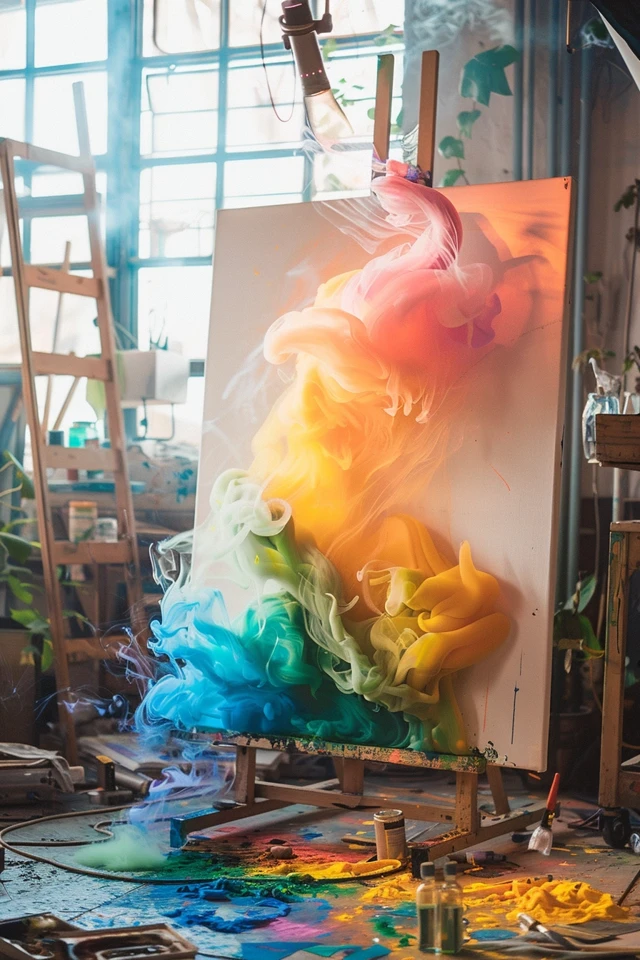 Smoke and Paint Ideas for Artistic Expression