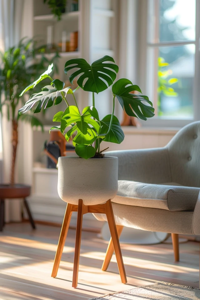 Tips for Training a Monstera Around a Support