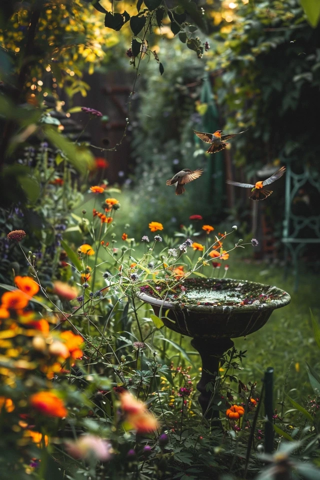 Creative and Decorative Bird Bath Designs