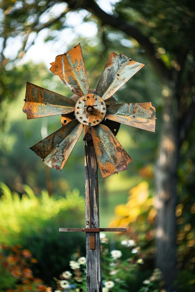 Rustic Charm: Farmhouse Windmill Decor Ideas