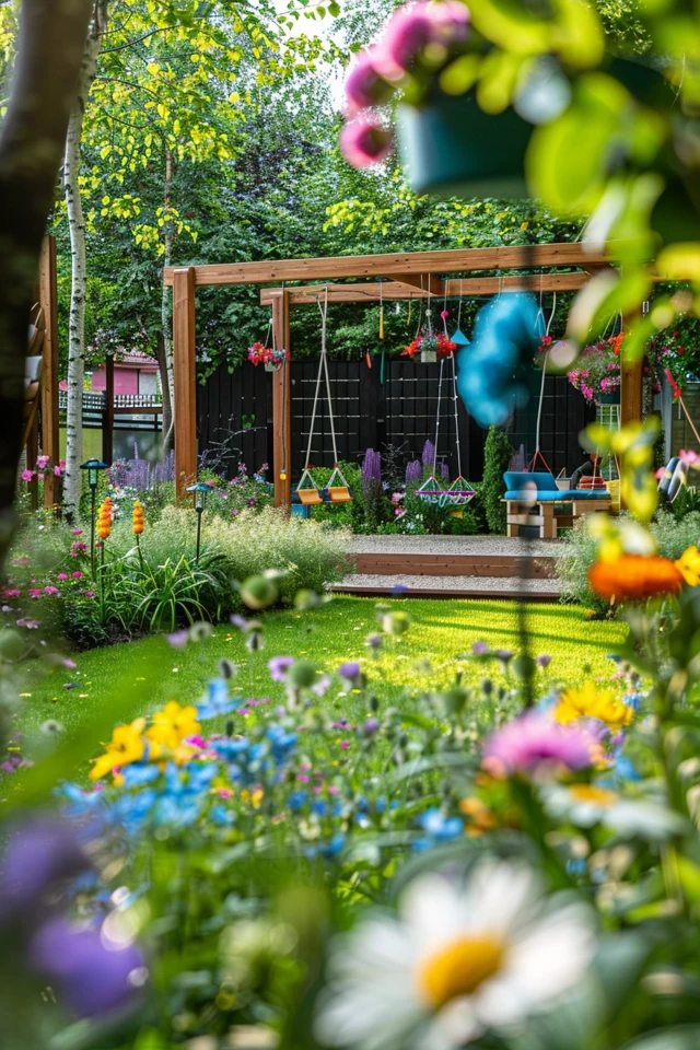 Magical Fairy Garden and Climbing Frames