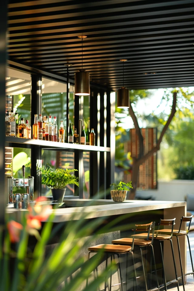 Enhance Your Pergola Bar with Functional and Stylish Accessories