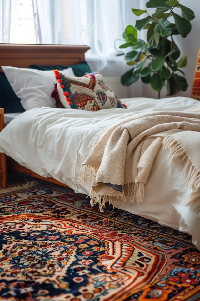 How To Put A Rug Under A Bed By Yourself: Easy Method - photo 2