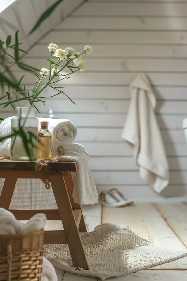 Add drama with black shiplap walls.