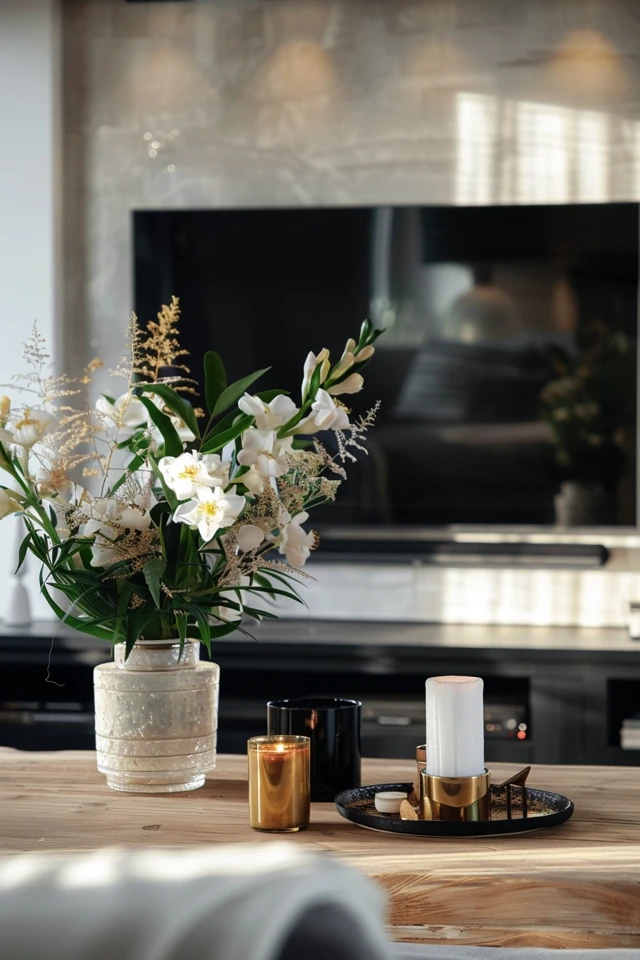 Creative Mantel Decor Ideas with a TV