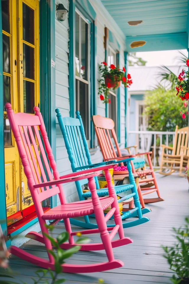 Unique Rocking Chair Painting Techniques
