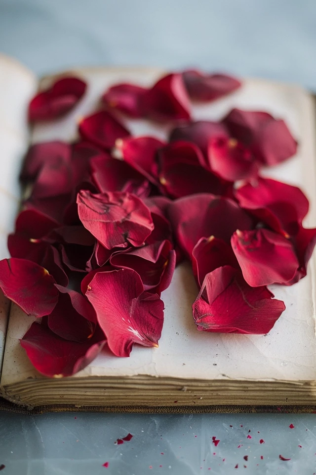 How To Dry Rose Petals In A Book: Preserving Beauty