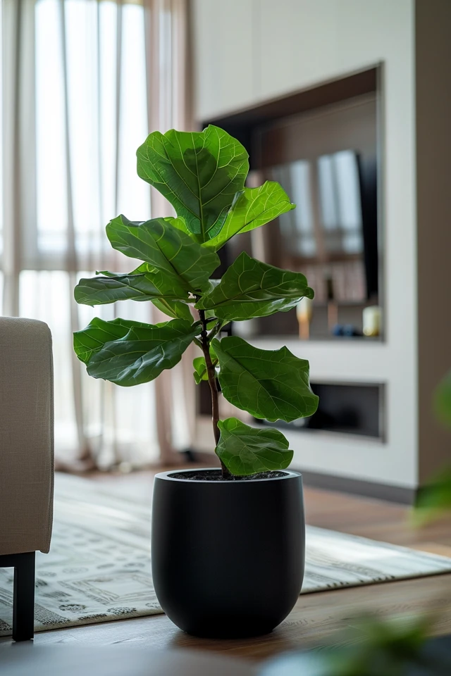 Gradually acclimating your fiddle leaf fig to full sun