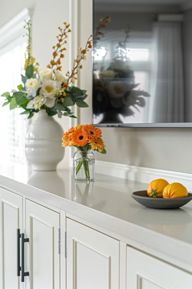Styling an Entertainment Center for a Chic Look
