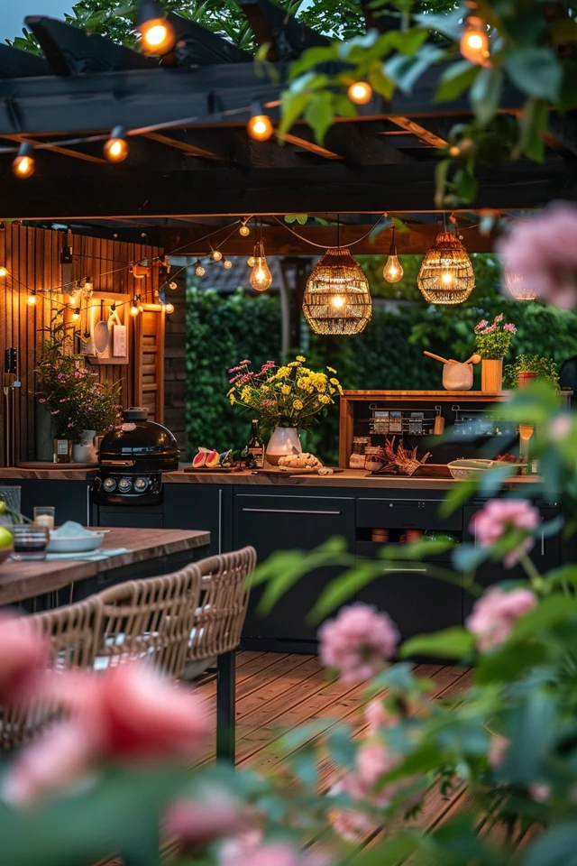 Outdoor Kitchen Lighting Ideas