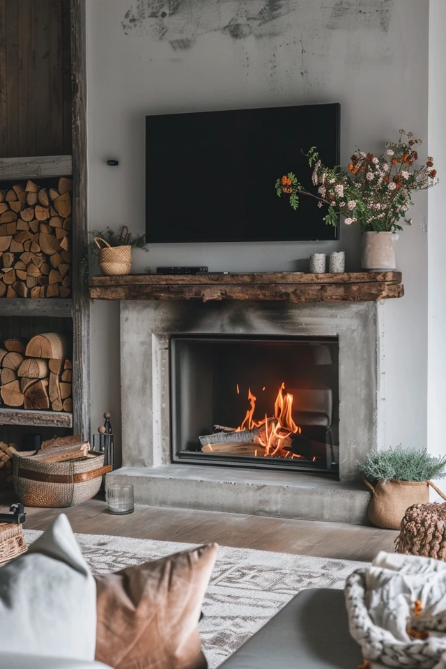 Tips for Creating a Cozy and Stylish Fireplace and TV Wall
