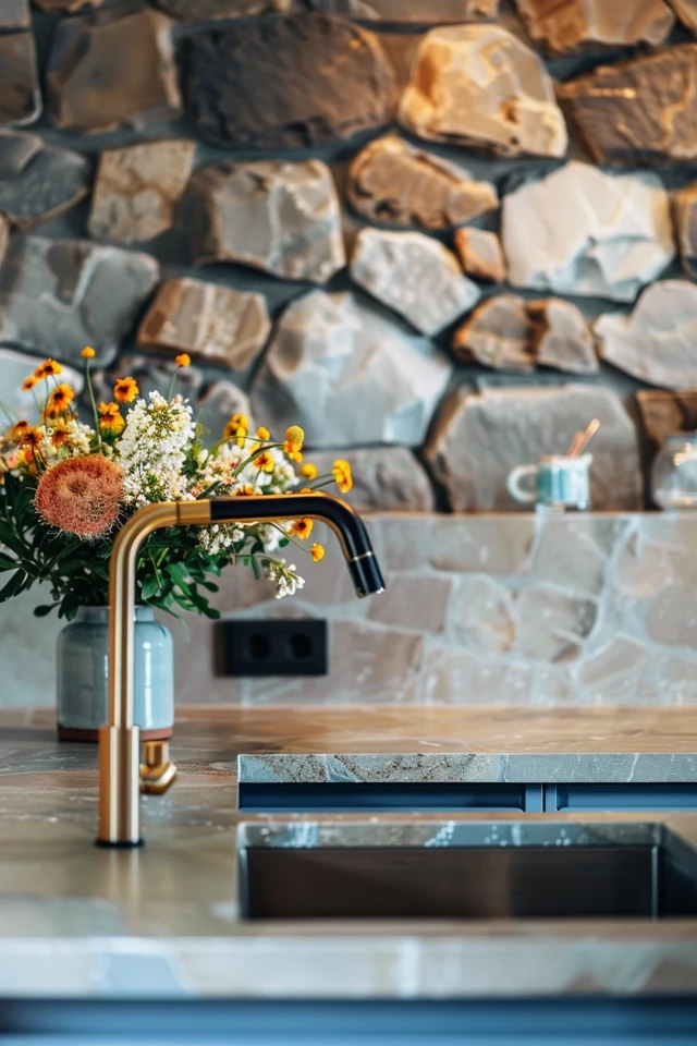 Sealing and Polishing Stone Backsplashes