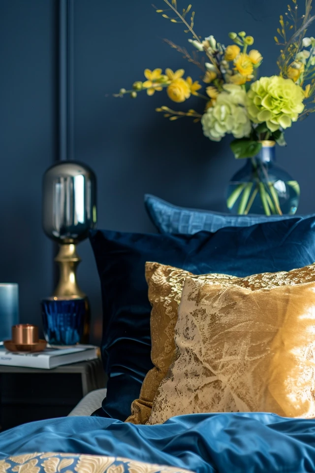 Layering Shades of Navy Blue for a Harmonious Look