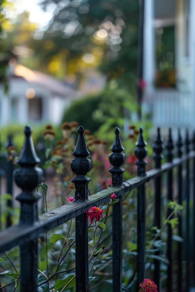 Corner House Fence Ideas for Curb Appeal