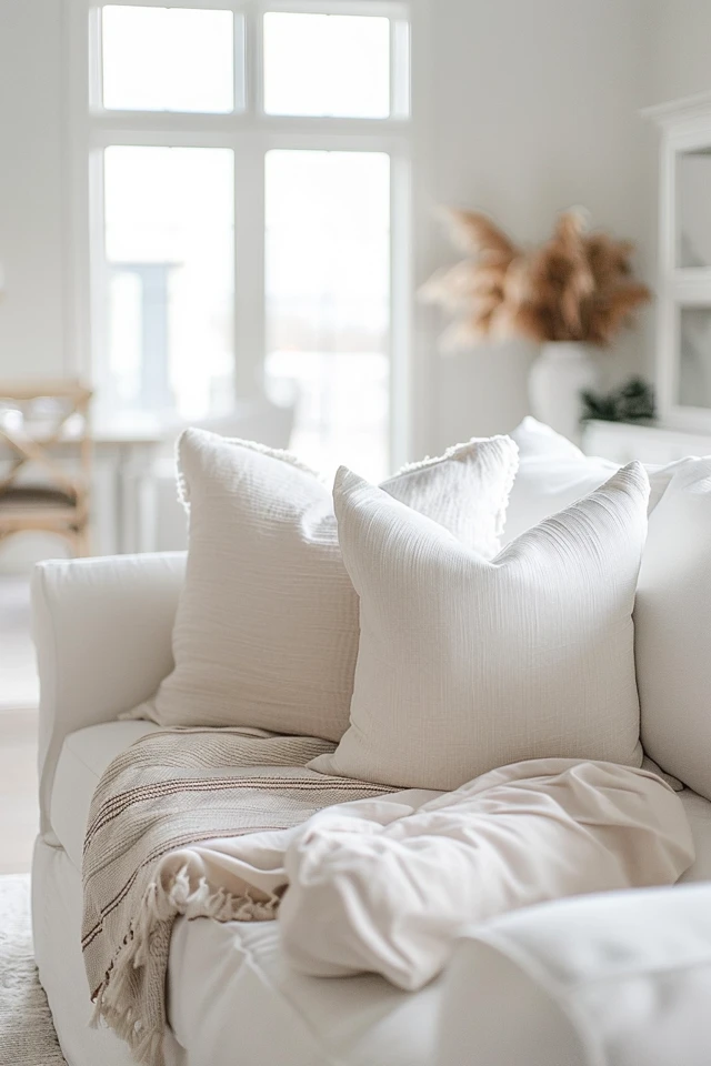 White Sofa – Brightening Living Room Ideas - photo 2