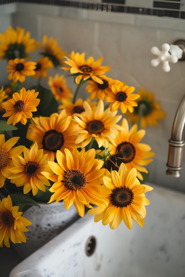 Brighten Up with My Sunflower Bathroom Ideas